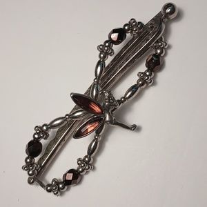 Tinkerbell 2½" Hair Clip w/Gem Wings